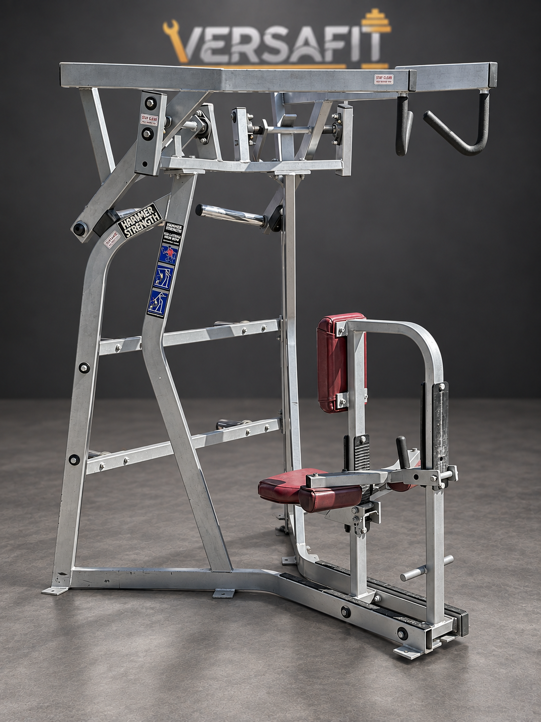 Hammer Strength Iso Lateral High Row, Plate Loaded, Image 2