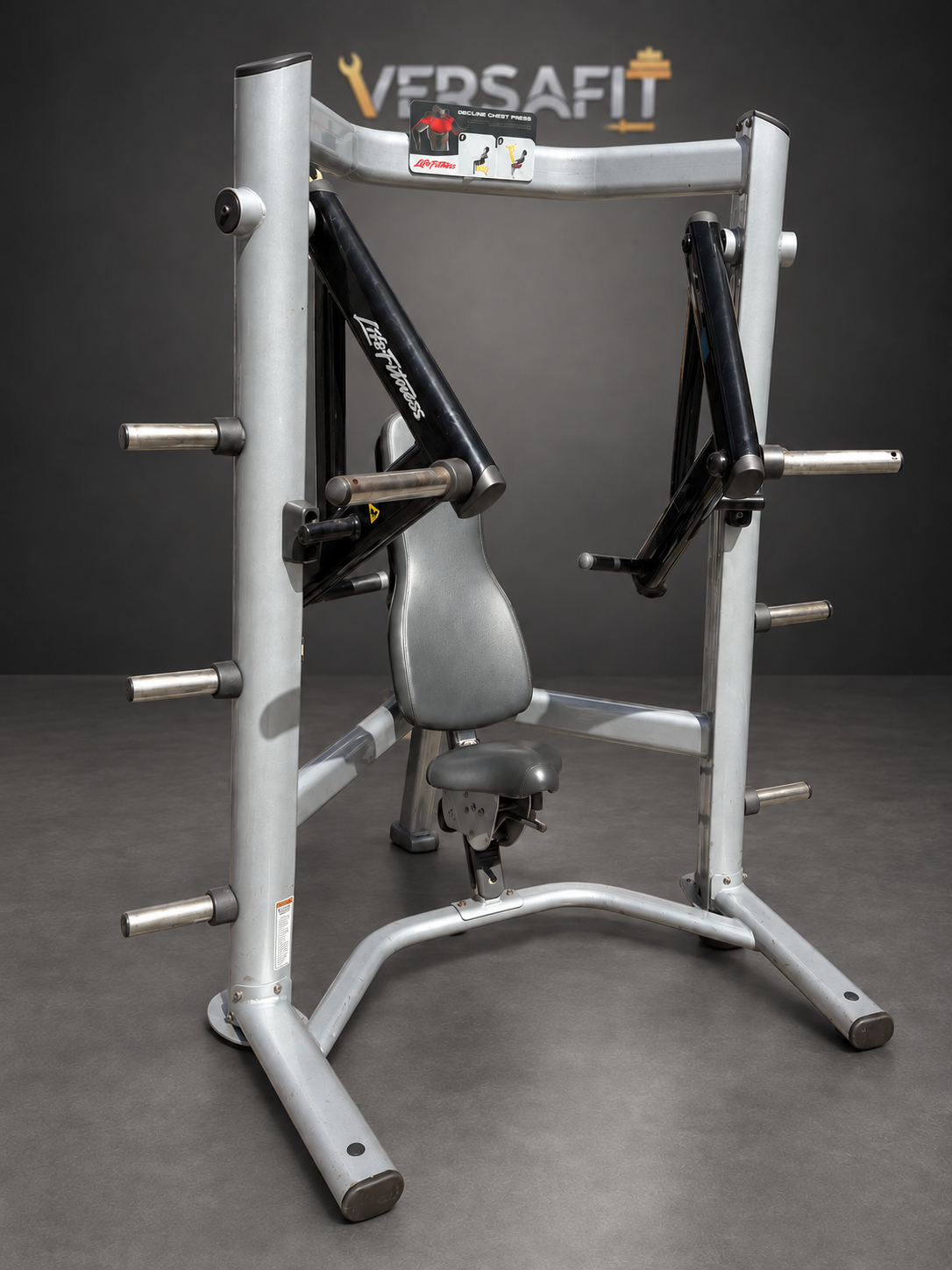 Life Fitness Signature Plate Loaded Decline Chest Press, Image 2