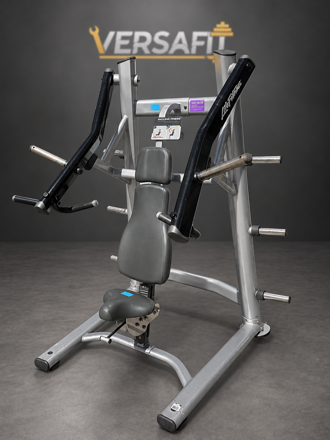 Life Fitness Signature Plate Loaded Incline Press, Image 2