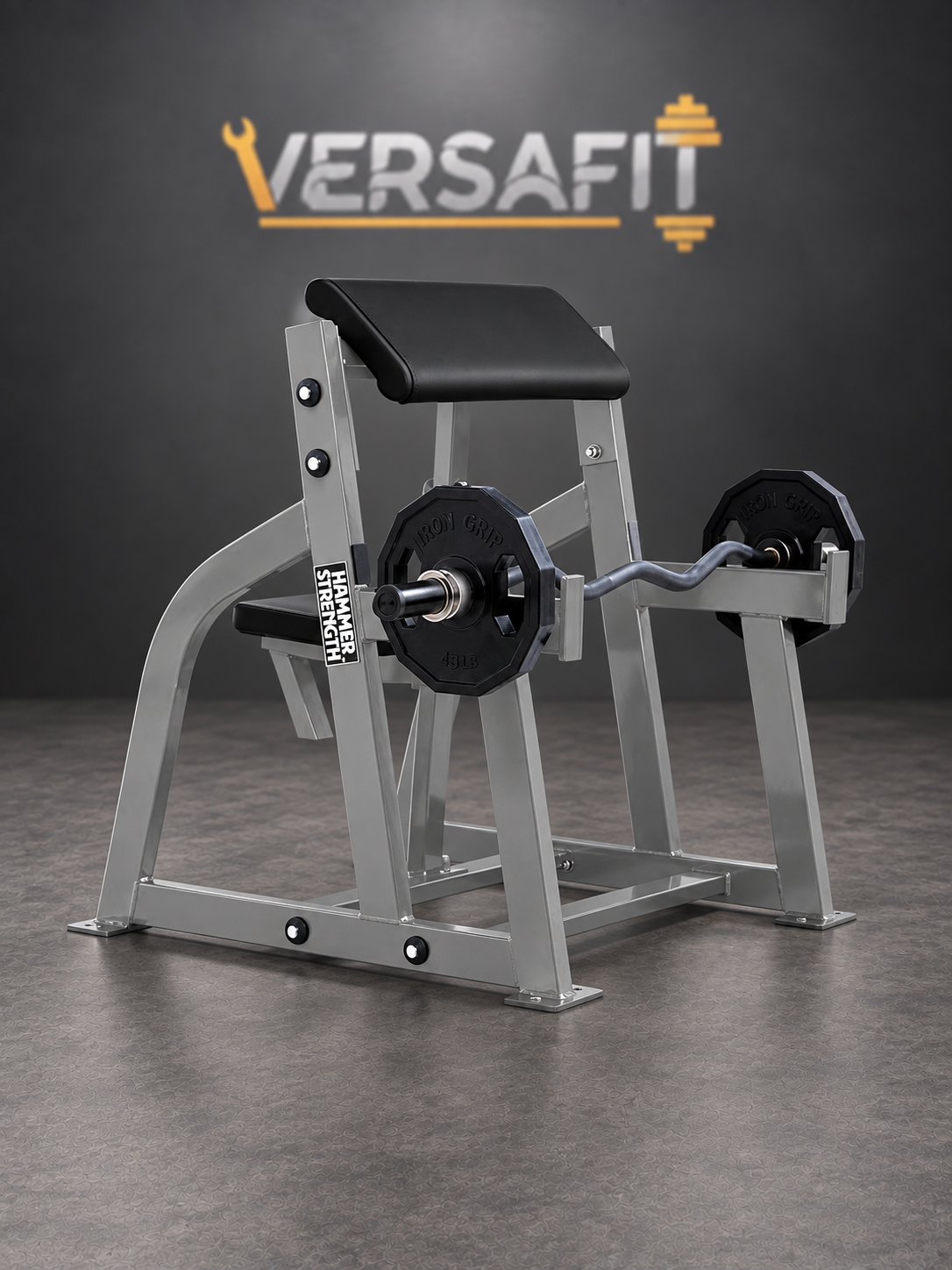 Hammer Strength Seated Arm Preacher Curl